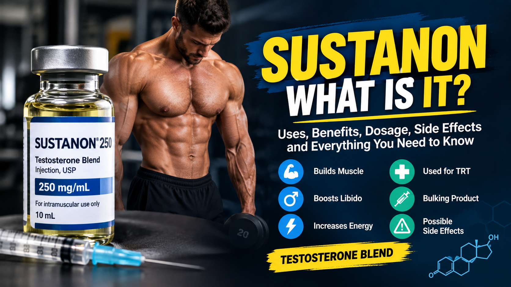 Sustanon 250 Explained: Benefits, Uses, Side Effects & Testosterone Blend Guide